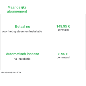 Systeem inclusief installatie
