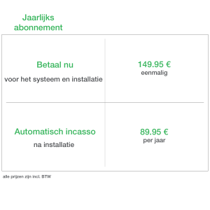 Systeem inclusief installatie